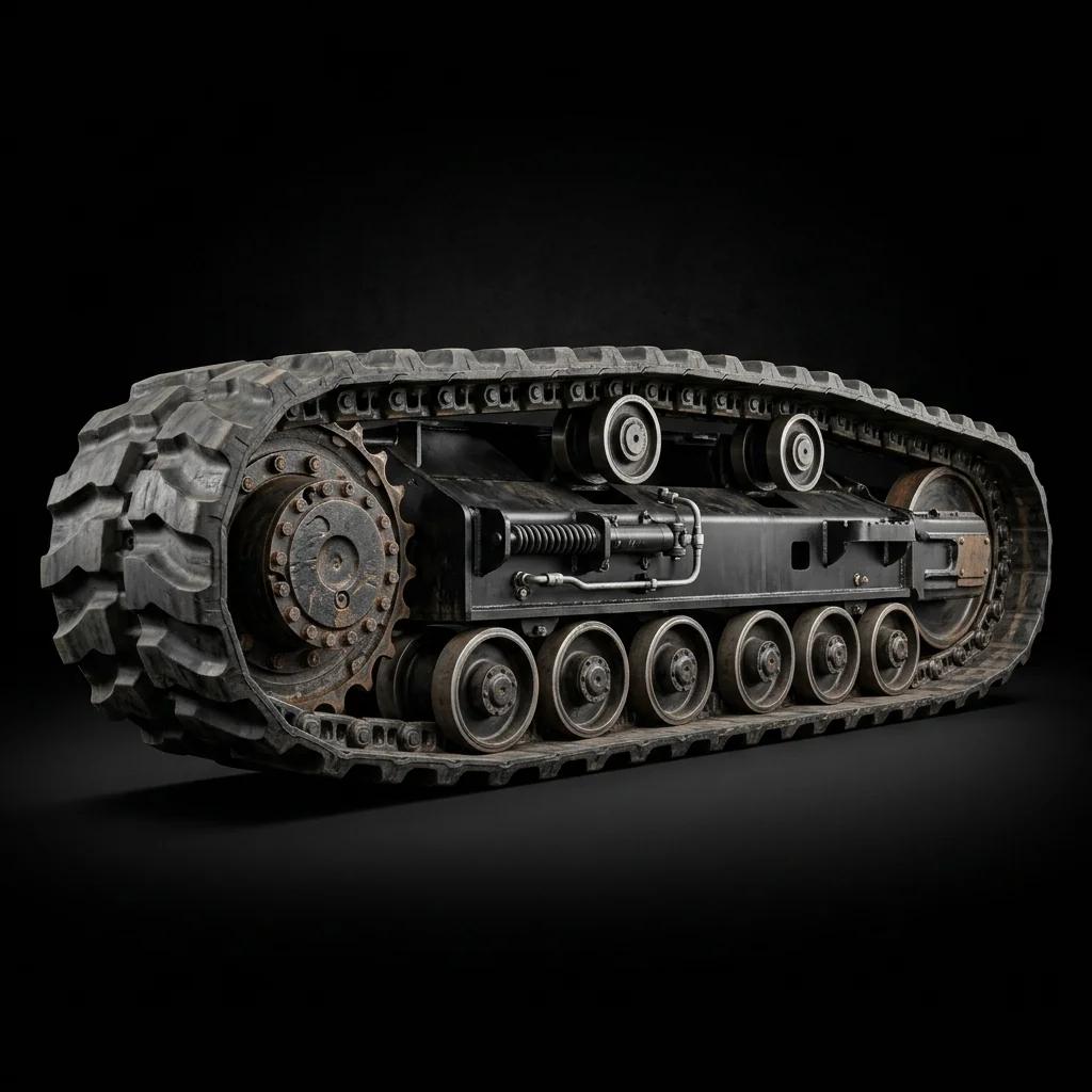 TYPHON ThunderDump LIFT continuous high-flotation rubber crawler tracks