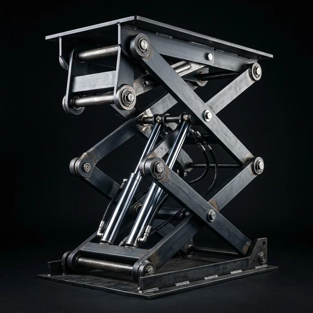 TYPHON ThunderDump LIFT 59.1-inch elevated scissor lift mechanism